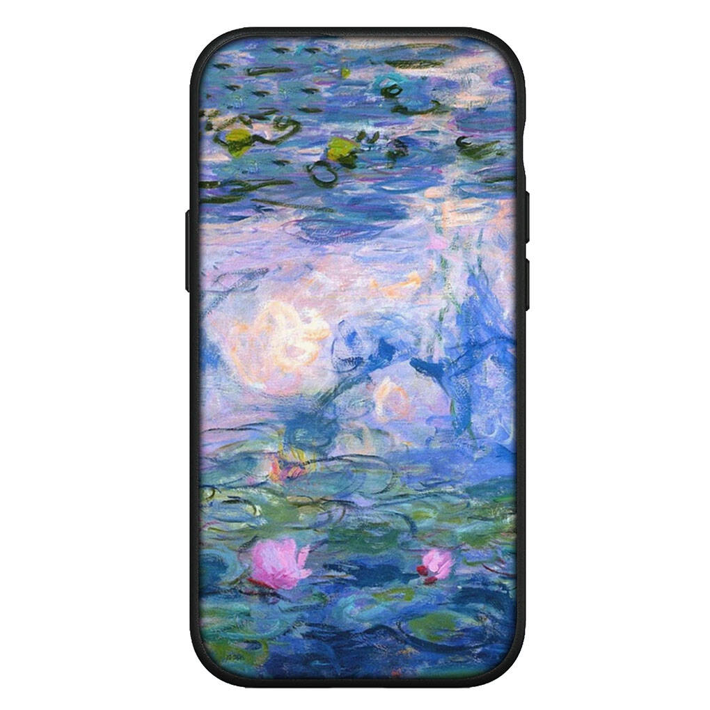 Cover for iPhone 17 16 15 Xiaomi Poco Redmi Note 14 13 12 11 Pro 16e Samsung Galaxy S25 S24 S23 OPPO Huawei Claude Monet Waterlily Cat Art Phone Case