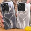 Постепенная Любовь Большая Для Xiaomi Redmi 13C Note13 12 Pro Plus 5G Note 9 13T Pro POCO X6 F5 F6 Черный Чехол для Телефона из Закаленного Стекла