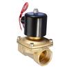 DN40 112" Two Way Brass Electric Solenoid Valve Normally Closed 220VAC