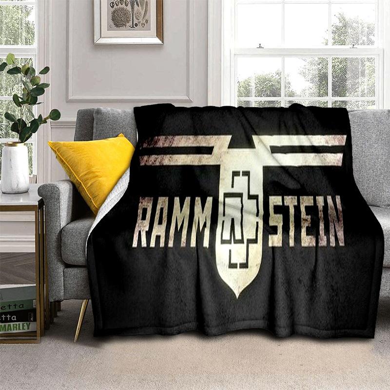 Одеяло с 3D R-Rammstein Heavy Metal Band, мягкое одеяло для дома, спальни, кровати, дивана, пикника, путешествия, офиса, одеяло, детское одеяло