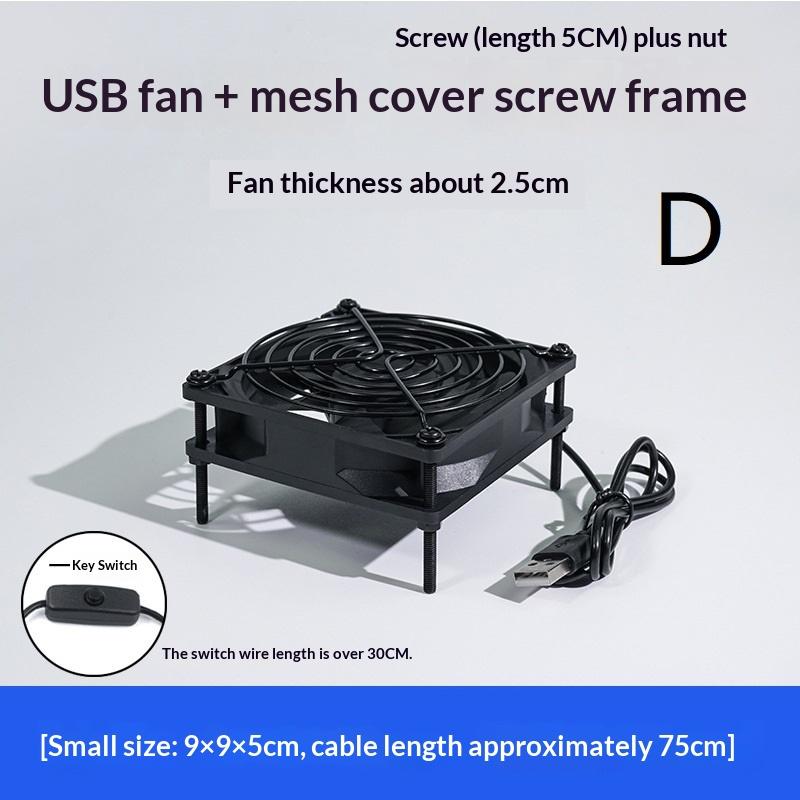 Wireless Silent Cooling Fan For Android Tv Box Router Pc Set Top Box Usb Power Mini Cooler