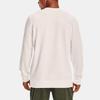 Under Armour Rival Letter Logo Print Training Crew Sweatshirt Men sweatshirt White 1361561-112