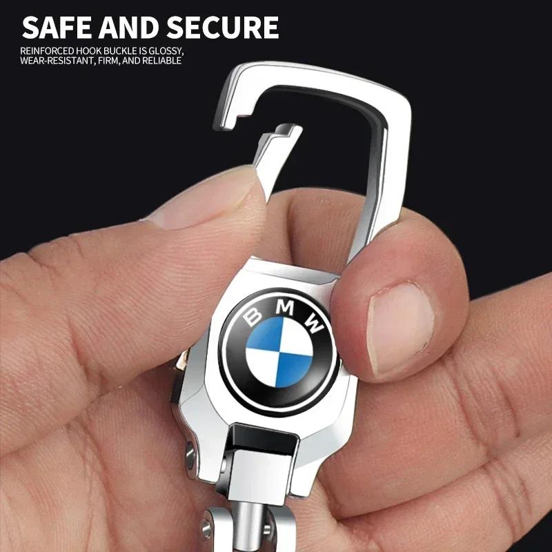 For BMW Aluminum alloy Car Logo Keychain Men Keyring Gift For bmw E46 E39 E38 E90 E60 E36 F30 F30 E34 F10 E92 E38 E91 Auto Acces