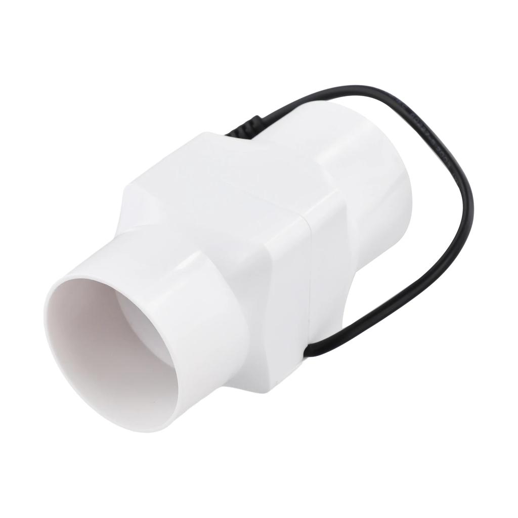 Indoor Use Duct Fan Inline Exhaust 12V 6W With 50mm Diameter For Removing Stale Air In Bathrooms And Small Rooms