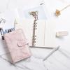 A5 A6  White Black Color Marble Binder DIY Binder Only Cover Diary Agenda Planner Paper Cover School Stationery
