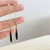 European Statement Long Drop Earrings for Women Crystal Pearl Metal Butterfly Round Heart Star Dangle Earrings Tassel Jewelry
