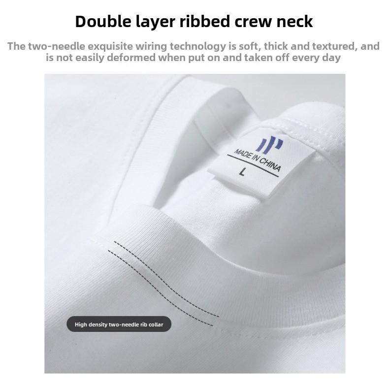 GMXIA Футболка с длинным рукавом на весну и осень, трендовая одежда с принтом и круглым вырезом, белая повседневная футболка с длинным рукавом, свободная основа