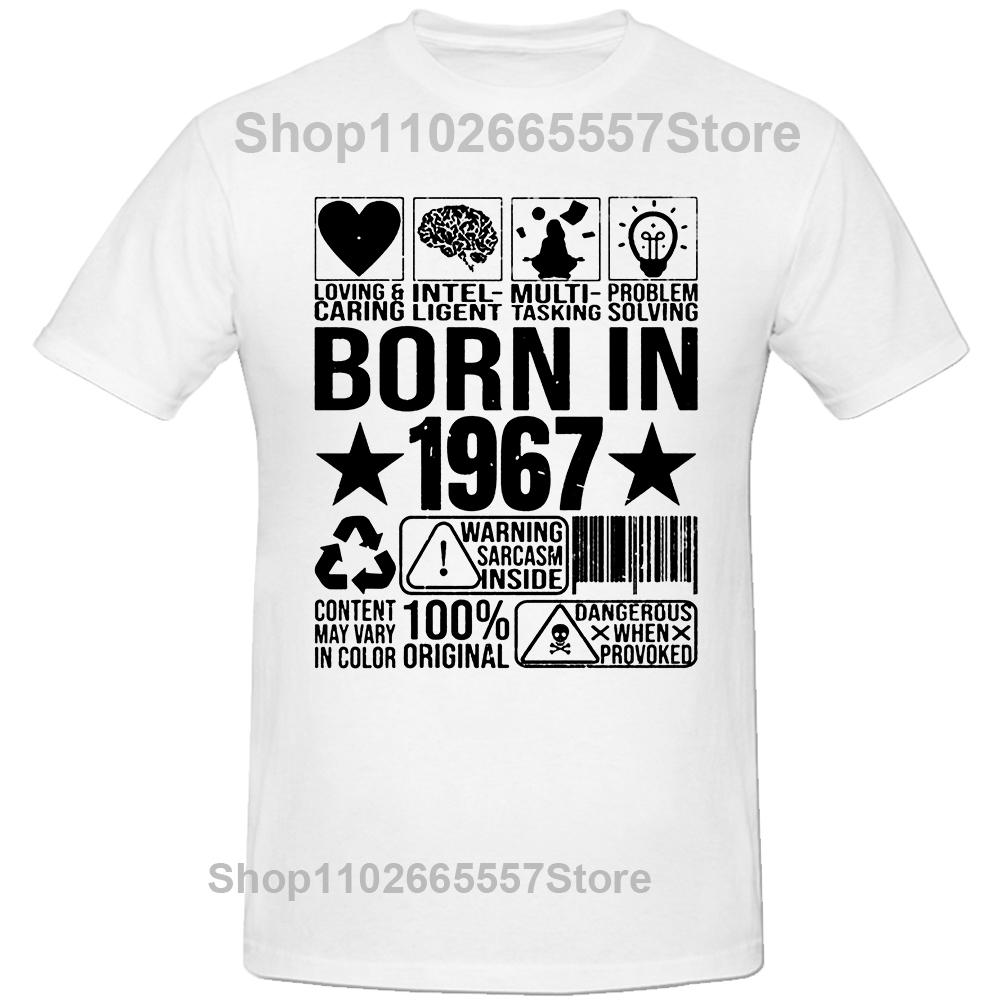 Classic 1967 Original Vintage 57th Birthday Gifts 57 Year Old T Shirts Summer Christmas Party Cotton Retro Gift Idea T-shirt