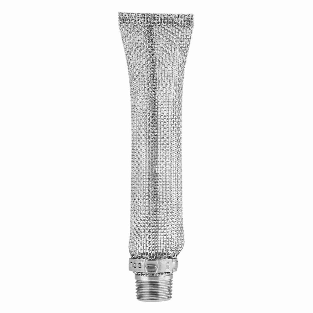 Mesh Filter Beer Brew Filter 1/2in NPT Home Brewing Filter For Kettle Mash Tun