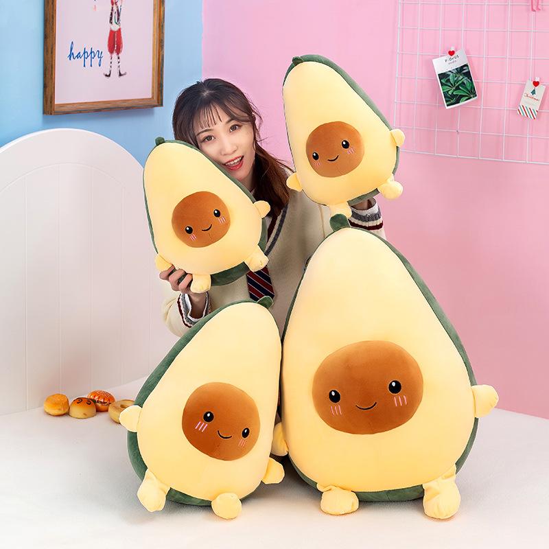 Новая плюшевая игрушка-подушка «Авокадо» для талии и пояса с офисным артефактом для сна, детский подарок