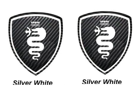 2Pcs Cabon Fiber Car Body Sticker For Alfa Romeo Giulia Stelvio Giulietta 156 159 147 Mito Tonale Brera