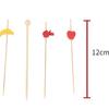 Disposable Artistic Bamboo Fruit Picks