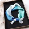Spring And Summer Satin Long Scarf For Women Sunscreen Shawl Fashionable Beauty Scene Satin Long Scarf Versatile Travel Scarf