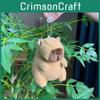 Charming Capybara Plush Keychain Super Soft Animal Pendant Ideal For Gifts