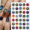 Dinosaur Animal Eyes 3D Dragon Eye Cute Nail Art Decoration Hot Nail Stickers  for DIY Nails
