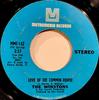 7-дюймовая пластинка WINSTONS - Love Of The Common People / Wheel O MMS142 Metromedia Reco 1969 US Соул/Фанк Б/У