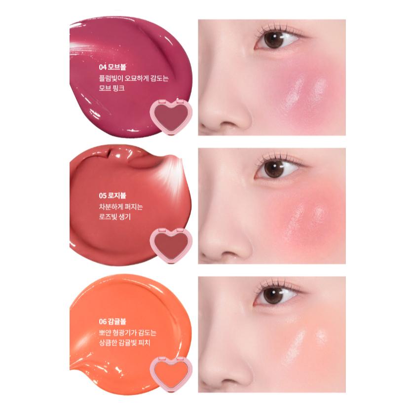 AOU GLOWY CREAM BLUSH 2.3g (8ЦВЕТОВ)