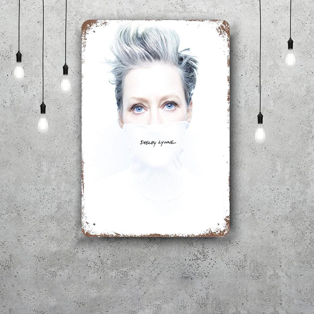 Shelby Lynne Decor Poster Vintage Tin Sign Metal Sign Decorative Plaque for Pub Bar Man Cave Club Wall Decoration