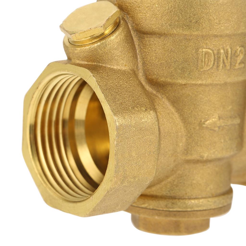 1pc Brass Adjustable Water Pressure Reducing Regulator Valve Thread DN25 1