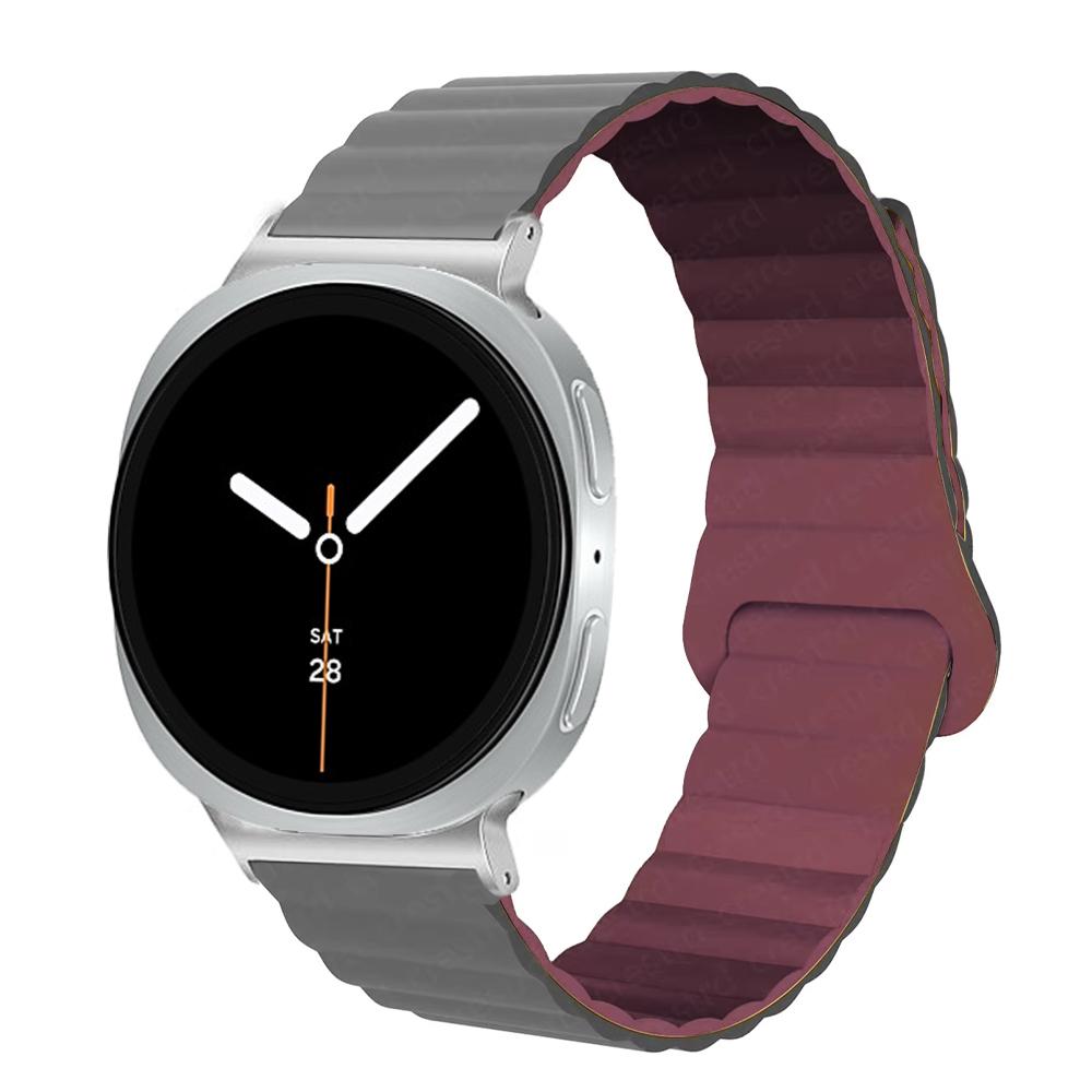 Магнитный ремешок для Samsung Galaxy watch 8/8 classic/ultra 44мм 40мм 46мм 47мм Силиконовый наручный браслет correa Galaxy watch8 Ремешок