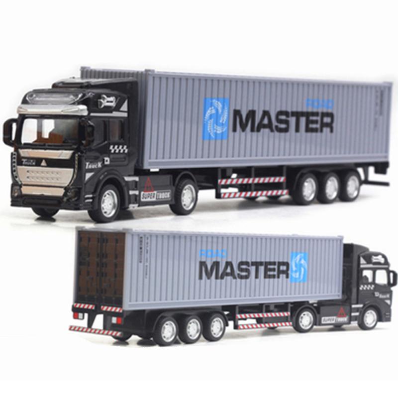 Children Pull Back Car Detachable Container Truck With Container Drop-resistant Car Model Toy Gifts