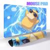 Mouse Pads Anime Extended Gamer Mechanical Keyboard P-pokemon Desk Offices Accessories Psyduck Carpet Gaming Notbook PC Deskrugs