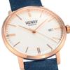 HENRY LONDON REGENCY SUEDE Синий HL40-S-0358 Мужские часы,