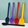 Silicone Large Stirring Spoon Salad  Cooking Seasoning Spoon Ice Cream Cake Spoon Kitchen Tool Silicone Kitchenware
