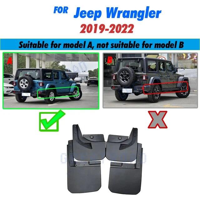 Mudguard For Jeep Wrangler Sahara JL - Front Rear Mudflaps Mudguards Car Accessories Auto Styline Splash Guard Fender