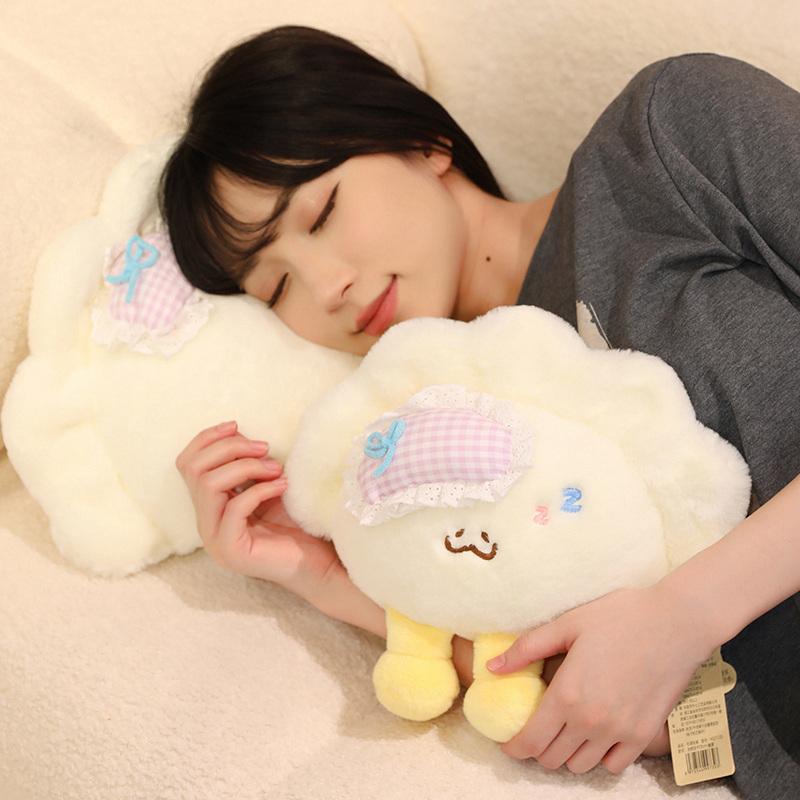 Furry Plush Dumpling Doll Kawaii Food Series Cartoon Dumpling Plush Stuffed Toys Soft Huggable Pillow Sweet Gifts for Kids