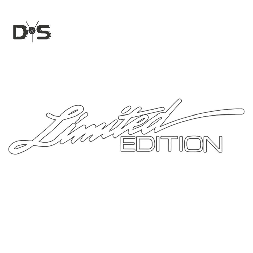 DYS Auto Shop Limited Edition Съемный автомобильный бампер с надписью Наклейки на кузов автомобиля Украшение