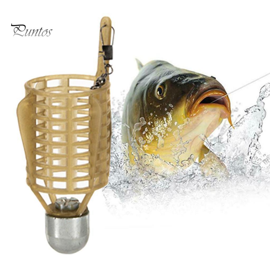 Puntos 20g/30g/40g/50g Carp Fishing Bait Feeder Lure Holder Trap Fishing Cage Basket