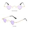 Retro Candy Color Punk Hip Hop Heart-Shaped Sunglasses Ultra-small Sun Glasses Shades