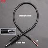 JCD 5Pcs 2.5/3.5mm Audio Cable Connector 2 3 4 Pole Mono Stereo Male Plug Female Jack Extension Wire AUX Headphone DIY Repair