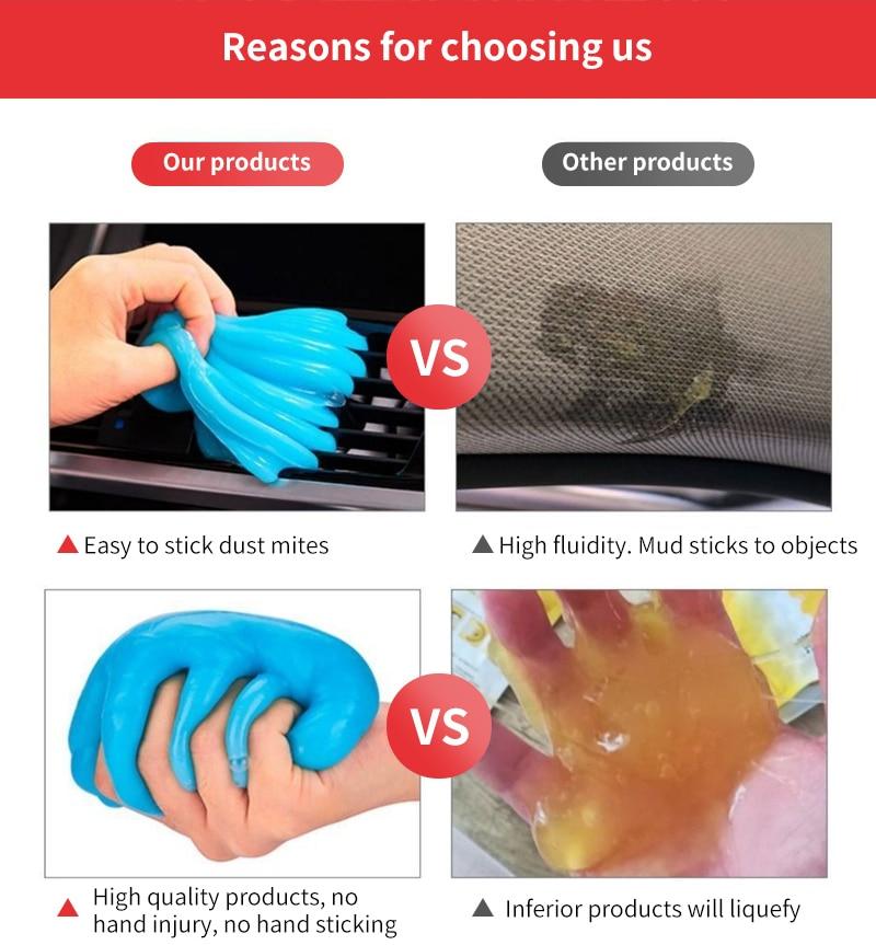 Автомойка салона автомобиля чистящий гель слизь для очистки машины Auto Vent Magic Dust Remover клей компьютерная клавиатура очиститель грязи