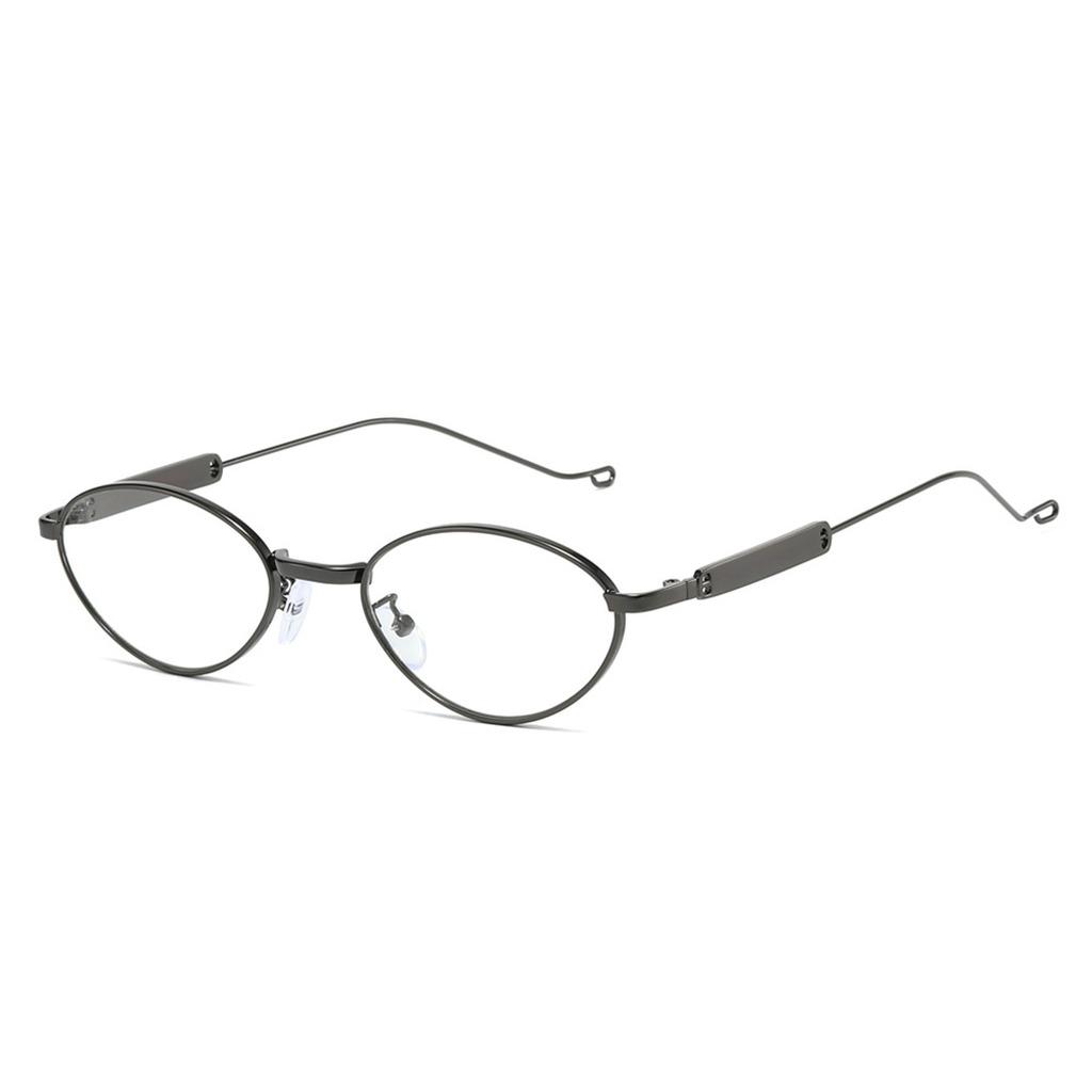 Retro Oval Sunglasses Women Men Vintage Small Frame Metal Sun Glasses Luxury Brand Designer Shades Y2K Steampunk Eyewear
