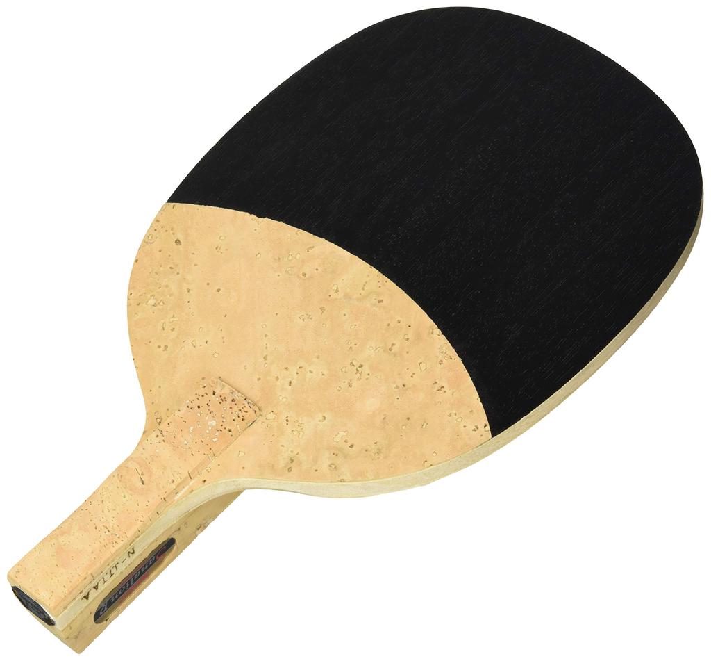 Nittaku Sanarion R Table Tennis Racket with Penholder (Japanese Style), Wood, NE-6651