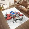 Transformers Optimus Prime Square rugs are a great choice for living rooms, bedrooms, home décor, and as gifts.