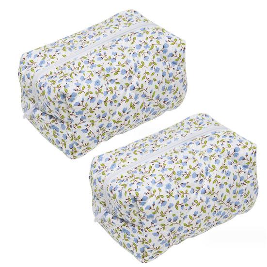 1/2 шт. косметичка с цветочным принтом на молнии большой емкости портативный лосьон для губной помады ключи от наушников сумка для хранения кистей для макияжа дорожный бизнес