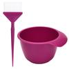 2pcs/set Anti-Static Coloring Hair Dye Brush and Bowl Plastic Hair Tint Tool  Home