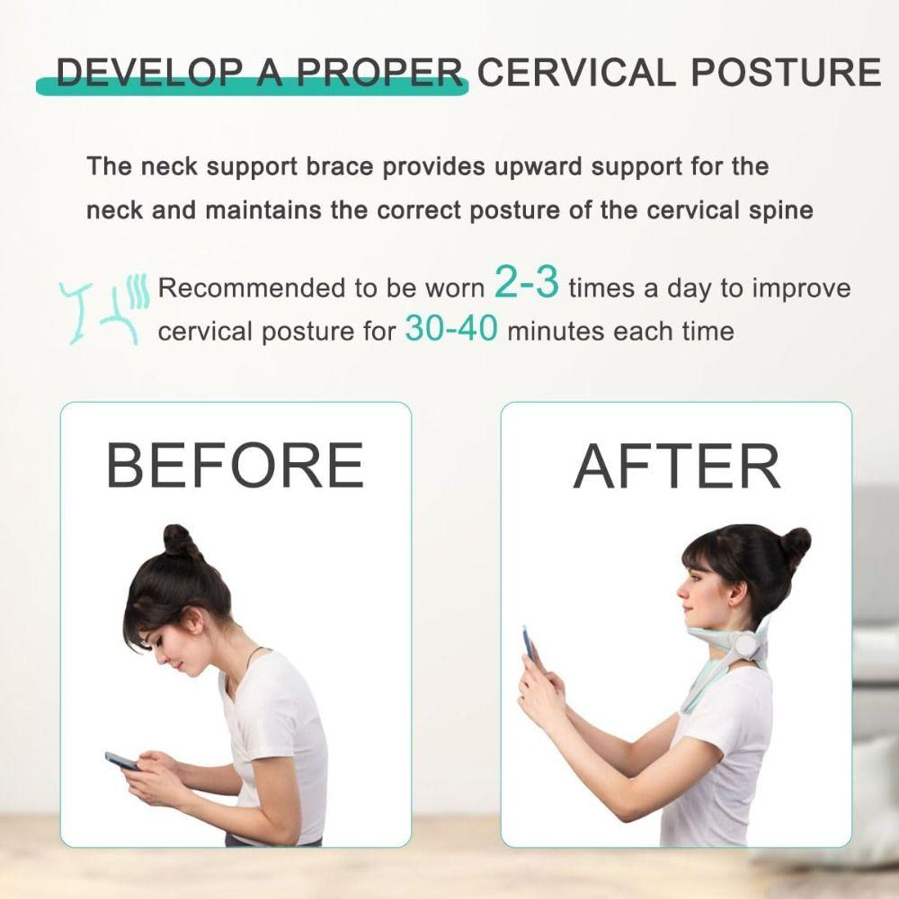 Posture Correction Neck Brace Adjustable Neck Decompression Devices Cervical Neck Traction Device