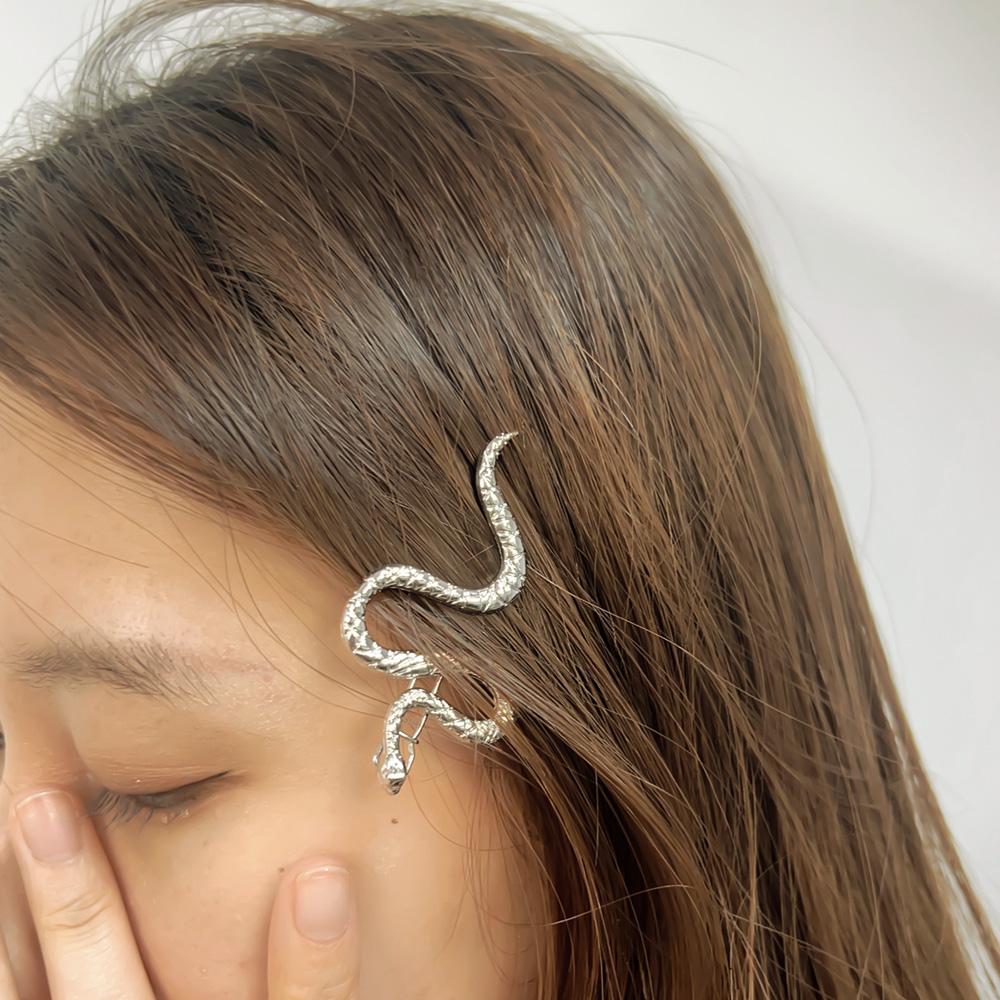 1 шт., заколка в виде змеи в винтажном стиле