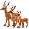 Christmas Simulation Elk Ornaments Simulation Plush Reindeer Christmas Elk Home Decorations