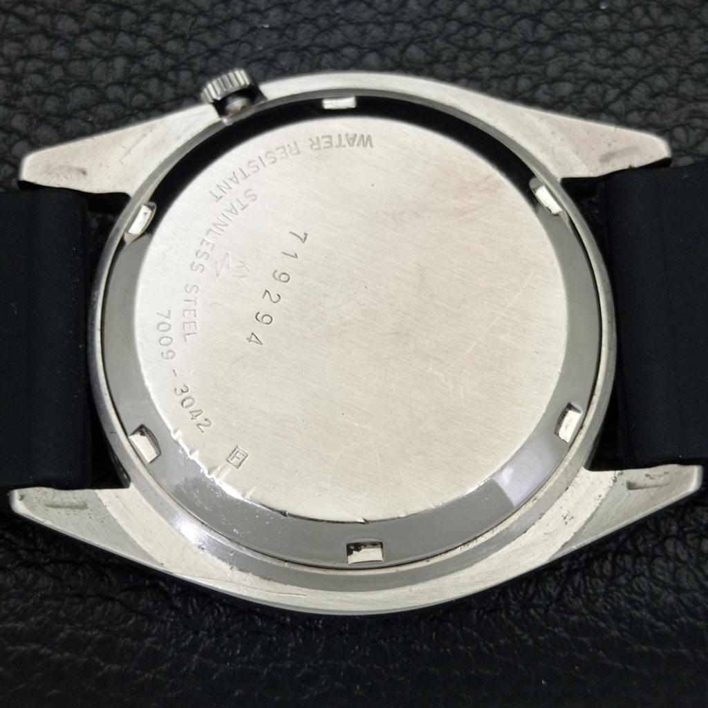 ЯПОНИЯ ВИНТАЖНЫЕ МУЖСКИЕ АВТОМАТИЧЕСКИЕ ЧАСЫ SEIKO 7009A ЦИФЕРБЛАТ FERRARI a700533-5 R203-a700533