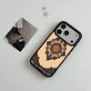 Арабско-персидский ковер Цветочная роспись Чехол для телефона Для iPhone 17 Air 16 15 14 Plus 13 12 11 Pro Max Двухцветный Жесткий ПК Модный Защитный
