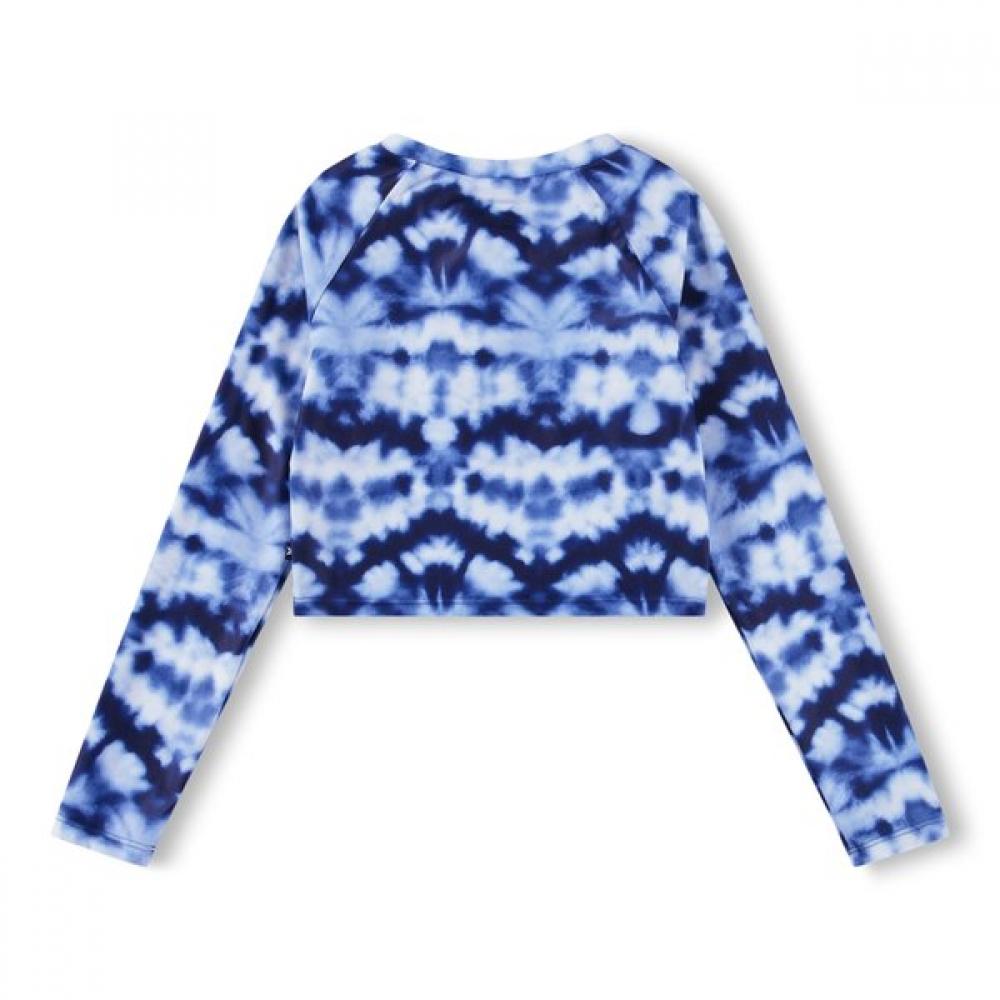 Molo [26ss] Nelly Blue Tie Dye Uv Rash Guard Akis9sw011