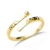 Gold Plated 'Cleopatra' Ring Gold