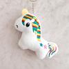 Soft Unicorn Plush Toy Pendant With Sealed Velvet Fabric For Gift Giving