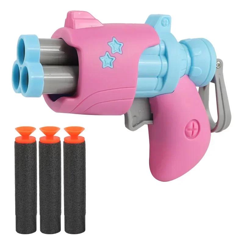 Soft Bullet Gun Toys Children Foam Soft Bullet Launcher Darts Toy Parent-child Interactive Toys Guns Kids Outdoor Shooting Game
