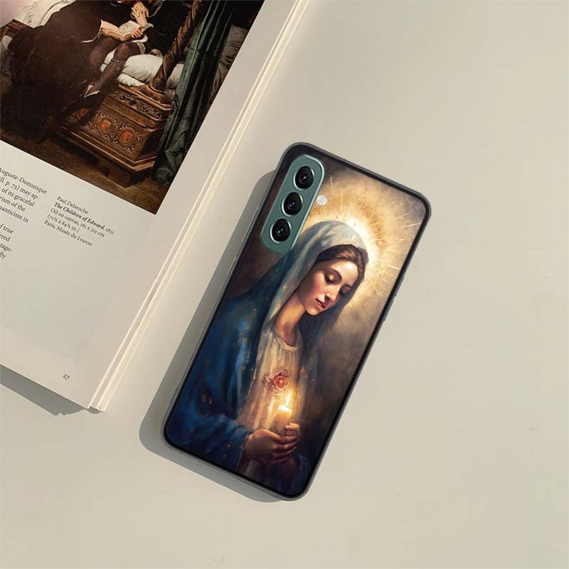 New Virgin De Guadalupe Virgen Mary Phone Case For Samsung A55 A35 A25 A15 A54 A34 A24 A14 A70 A71 A50 A51 A17 A05S Galaxy A40 A